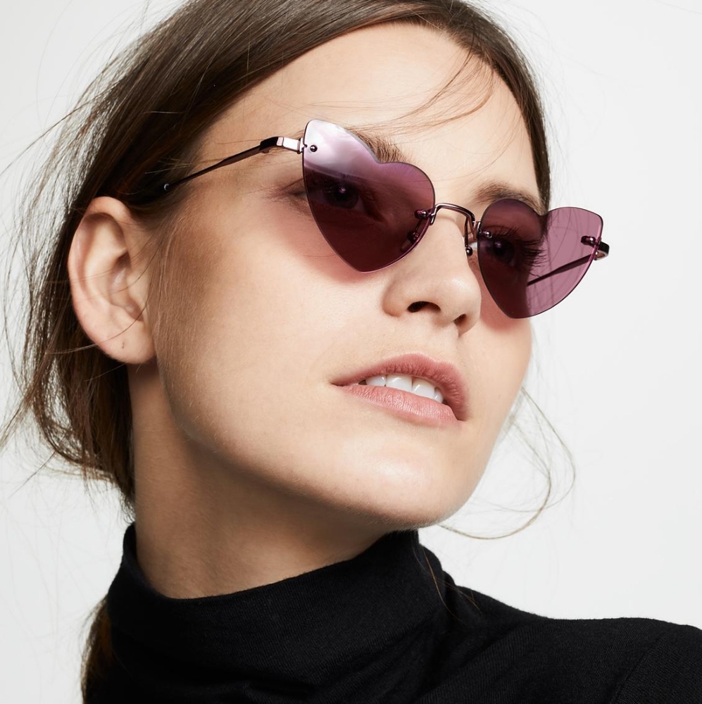 Saint Laurent SL254 Lou Lou (004) Pink Sunglasses - Picture 5 of 5